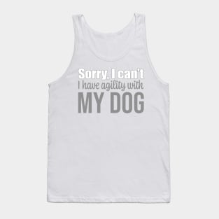 Sorry I can't, I have agility with my dog in English Tank Top